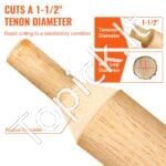 38 mm rąstų pjovimo staklės, aliuminis/plienas, tiesiais ašmenimis - Image 7