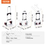 Sulankstomas transportavimo vežimėlis 80 kg - Image 7