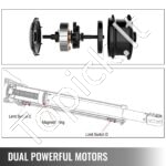 Automatinis garažo vartų atidarytuvas 457 mm, 80 W, 2 pakuotės - Image 9