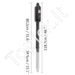 Automatinis garažo vartų atidarytuvas 457 mm, 80 W, 2 pakuotės - Image 3