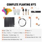 Cinkuoto metalo sodinukų dėžė 240x120x60cm - Image 6