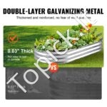 Cinkuota metalinė dėžė daržovėms 180x90x30cm - Image 8