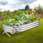 Cinkuota metalinė dėžė daržovėms 180x90x30cm - Image 4