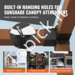 4 stulpelių jungčių rinkinys, 90° kampinis laikiklis, plienas, 270 x 270 x 202 mm. - Image 7