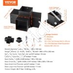 4 vnt. 4 krypčių 150x150 mm pergolos kampiniai laikikliai. - Image 3