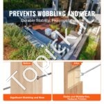 20 vnt. T316 nerūdijančio plieno 3,2 mm kabelių turėklų komplektas mediniams stulpams, 0–180° - Image 5