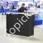 Parodos stendas 97 x 38,5 x 87 cm, sulankstomas su krepšiu. - Image 2