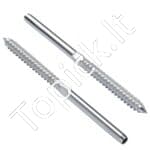102 vnt. T316 nerūdijančio plieno įtempimo terminalai 3,2 mm kabelių turėklams - Image 2