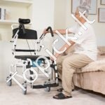 Neįgaliųjų dušo vežimėlis, 136 kg, 1085x550x1315 mm - Image 2