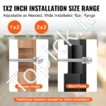 51 vnt. T316 nerūdijančio plieno įtempimo terminalai 3,2 mm kabelių turėklams - Image 7