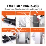 51 vnt. T316 nerūdijančio plieno įtempimo terminalai 3,2 mm kabelių turėklams - Image 4