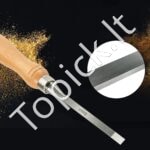 Medžio kaltų rinkinys su dėklu 12 vnt - Image 2