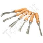 Medžio kaltų rinkinys su dėklu 12 vnt - Image 9