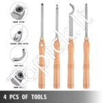 Kaltų komplektas veleno skersmuo 12 mm 4 vnt - Image 2