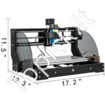 3 ašių lazerinio graviravimo mašina, skirta drožinėti, frezuoti plastiką, akrilą, PVC, medieną 10000 aps./min - Image 8