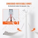 Gyvūnų augintinių durelės su užraktu, S dydis, magnetine sklende, aliuminio rėmas. - Image 6