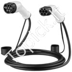 Elektromobilio įkrovimo kabelis 2 tipo, 32A, 5m, 7kW, TPU - Image 2