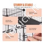 Didelis 4 pakopų kačių narvas 1041x711x1397mm - Image 19