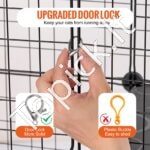 Didelis 4 pakopų kačių narvas 1041x711x1397mm - Image 17