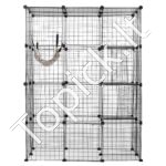 Didelis 4 pakopų kačių narvas 1041x711x1397mm - Image 13