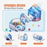 3 in 1 vaikų žaidimų palapinė su tuneliu - Image 3