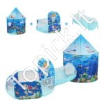 3 in 1 vaikų žaidimų palapinė su tuneliu 3 vnt - Image 9
