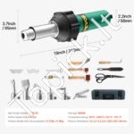 Karšto oro plastiko suvirintojas 1600 W su 17 priedų (PVC, TPO, vinilas) - Image 3