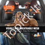 Automobilinės sėdynės užvalkalas šunims 137x65 cm - Image 8