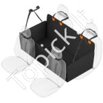 Automobilinės sėdynės užvalkalas šunims 137x65 cm - Image 3