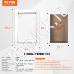 Sieninės naminių gyvūnėlių durelės su užraktu, 3 magnetai, metalinis rėmas, mažos. - Image 4