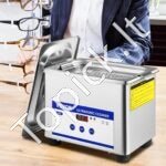 0.8L ultragarso valytuvas su šildytuvu ir laikmačiu, juvelyrinių dirbinių, akinių, žiedų, dantų protezų ir muzikos instrumentų valymui - Image 2