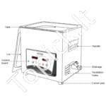 10L ultragarsinis valytuvas su šildytuvu ir laikmačiu, juvelyrinių dirbinių, laikrodžių, žiedų, dantų ir stiklo valymui - Image 2