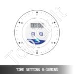 3.2 L skaitmeninis ultragarsinis valytuvas su šildytuvu ir laikmačiu, 40kHz. - Image 7