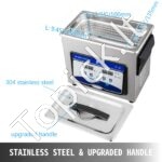 3.2 L skaitmeninis ultragarsinis valytuvas su šildytuvu ir laikmačiu, 40kHz. - Image 5