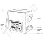 3.2 L skaitmeninis ultragarsinis valytuvas su šildytuvu ir laikmačiu, 40kHz. - Image 2