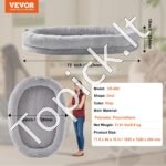 Žmogaus dydžio šuns lova/guolis 1825x1220x254mm - Image 7