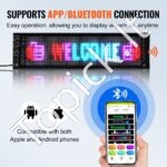 38 × 10 cm programuojamas P5 Full Color LED ženklas - Image 6