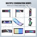 38 × 10 cm programuojamas P5 Full Color LED ženklas - Image 5