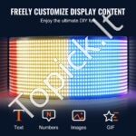 68 × 12 cm programuojamas P6 Full Color LED ženklas - Image 8