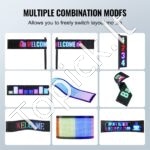 83,5 × 20 cm programuojamas P5 Full Color LED ženklas - Image 6