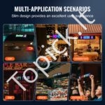 83,5 × 20 cm programuojamas P5 Full Color LED ženklas - Image 5