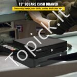 Kasos stalčius 33 cm, 2 atrakinimo būdai, su dėklu ir raktais. - Image 9