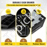 Kasos stalčius 40,6 cm, 2 atrakinimo būdai, su raktais. - Image 8