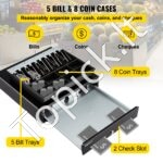 Kasos stalčius 40,6 cm, 2 atrakinimo būdai, su raktais. - Image 7