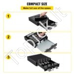 Kasos stalčius 40,6 cm, 2 atrakinimo būdai, su raktais. - Image 5