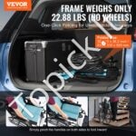 Sulankstomas neįgaliųjų vėžimėlis 1080x635x920 mm, 113,4 kg apkrova - Image 8