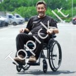 Sulankstomas neįgaliųjų vėžimėlis 1080x635x920 mm, 113,4 kg apkrova - Image 2