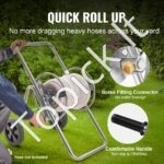 Žarnos ritės vežimėlis, talpina 53 m 5/8" žarnos, su ratukais, plieninis. - Image 7