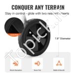 Žarnos ritės vežimėlis, talpina 53 m 5/8" žarnos, su ratukais, plieninis. - Image 6