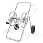 Žarnos ritės vežimėlis, talpina 53 m 5/8" žarnos, su ratukais, plieninis. - Image 2